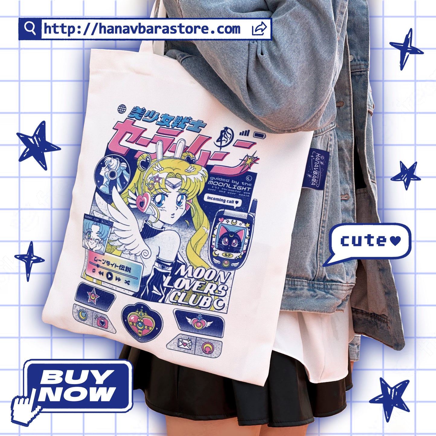 ✧ MOON LOVERS TOTE BAG ✧