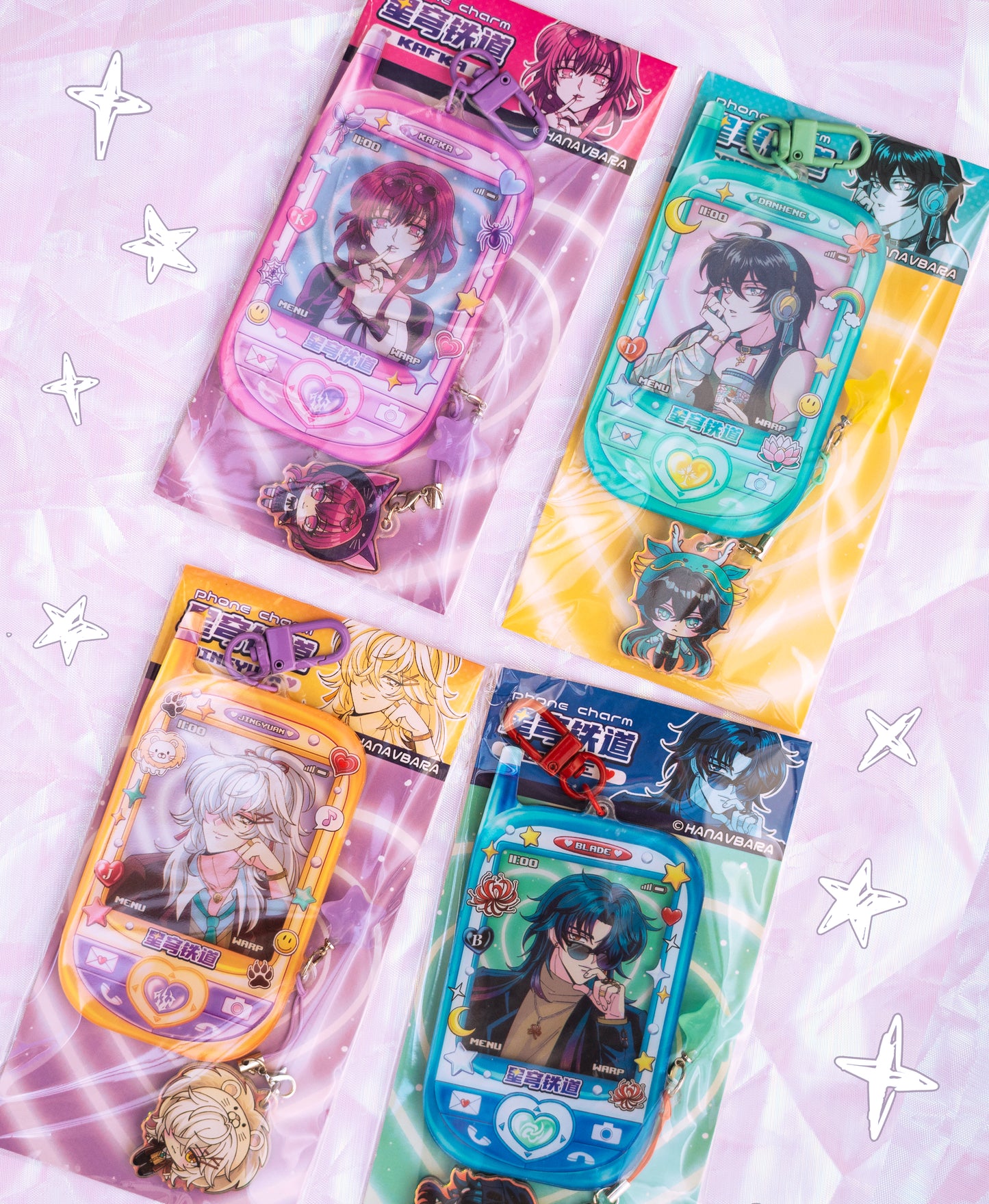 ✧ HONKAI PHONE CHARMS ✧