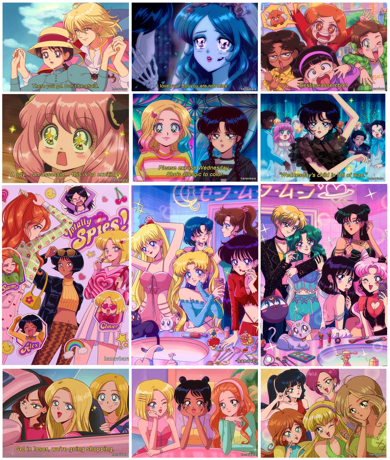 Anime, TV shows and movies
